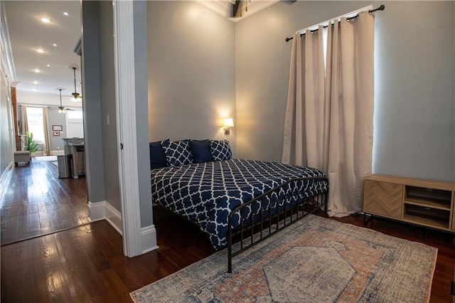 1529 Saint Philip St, New Orleans, LA 70116 - bedroom featuring wood finished floors, baseboards, and recessed lighting