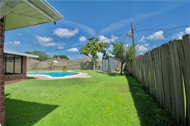 3209 Jennifer Ct, Marrero, LA 70072 - view of yard with a storage shed and an outbuilding