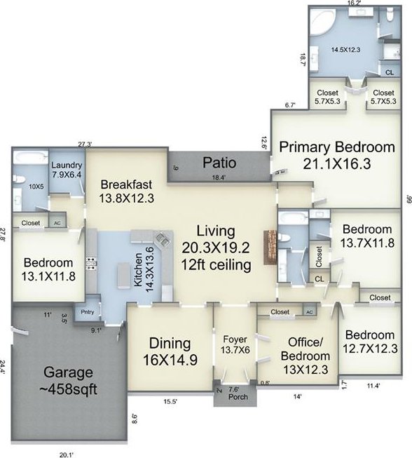 265 Remington Dr, Mandeville, LA 70448 - plan