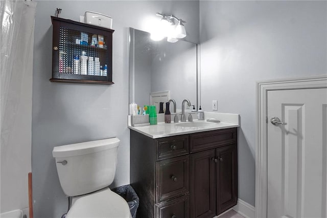 4540 Barataria Blvd, Marrero, LA 70072 - bathroom with toilet and vanity
