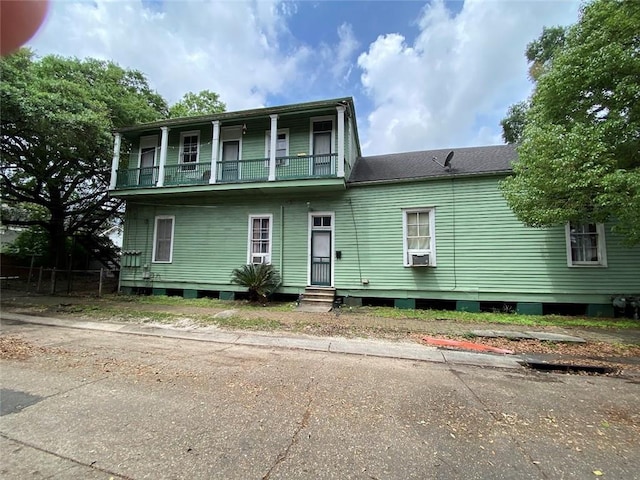 520002 Magazine St, New Orleans, LA 70115 - view of front of home featuring a balcony and entry steps