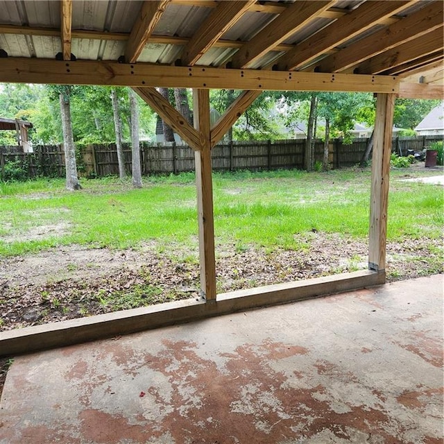 34084 Reilly Rd, Slidell, LA 70460 - view of patio / terrace featuring a fenced backyard