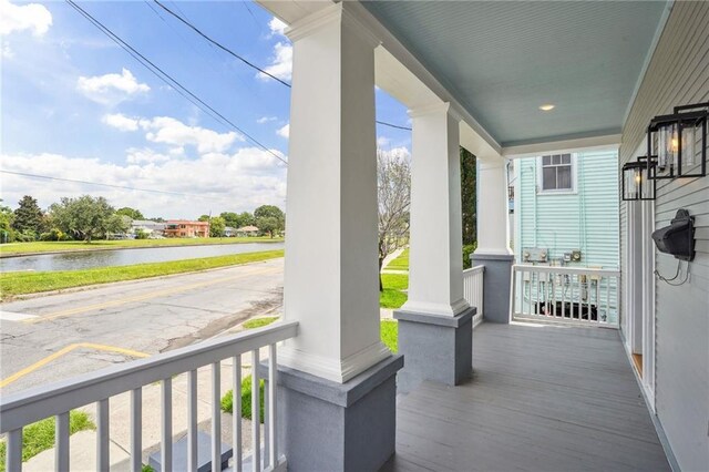 720 Moss St, New Orleans, LA 70119 - porch with a water view