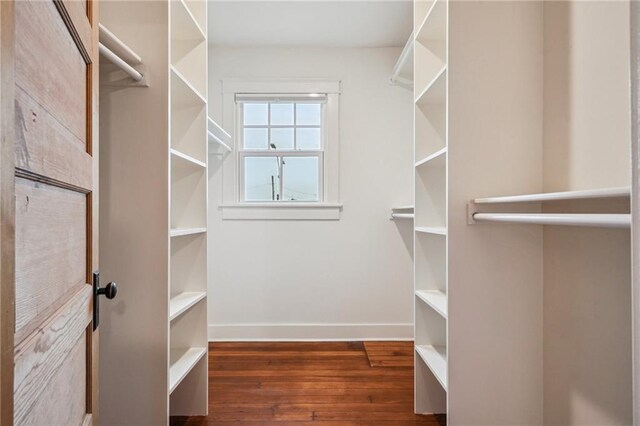 720 Moss St, New Orleans, LA 70119 - spacious closet with wood finished floors