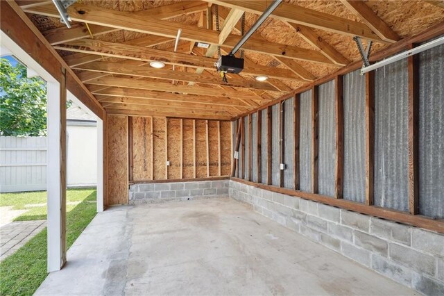 720 Moss St, New Orleans, LA 70119 - garage with a garage door opener