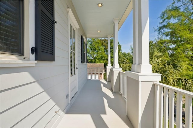 417 28th St, New Orleans, LA 70124 - view of covered porch