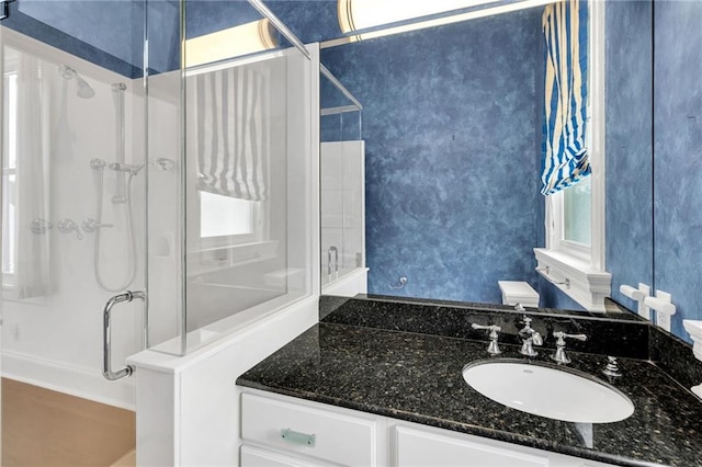 1704 Milan St, New Orleans, LA 70115 - bathroom with walk in shower and vanity