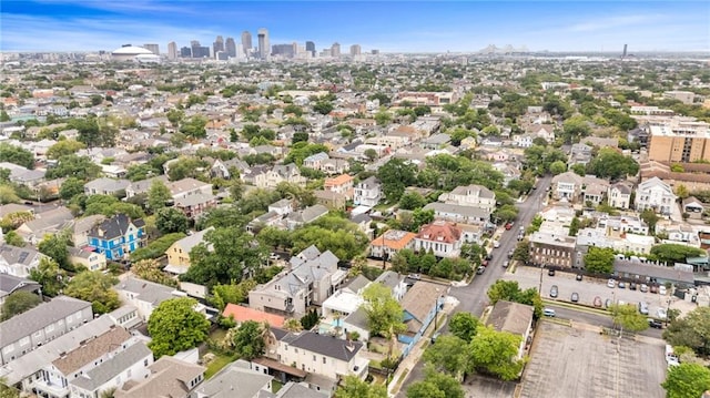1704 Milan St, New Orleans, LA 70115 - bird's eye view featuring a view of city and a residential view