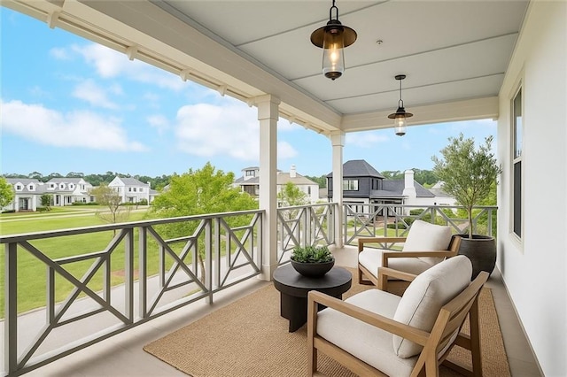 640 Bocage Ct N, Covington, LA 70433 - balcony with a residential view
