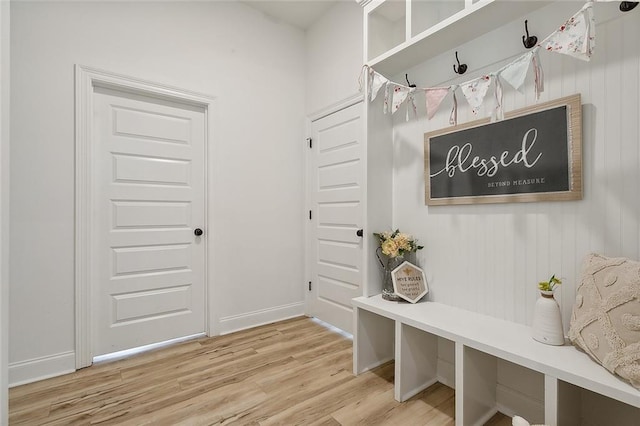 16202 W Bennett Rd, Loranger, LA 70446 - mudroom with wood finished floors and baseboards