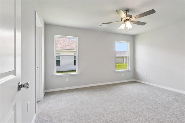 524 Helis Dr, Waggaman, LA 70094 - carpeted empty room featuring a ceiling fan and baseboards