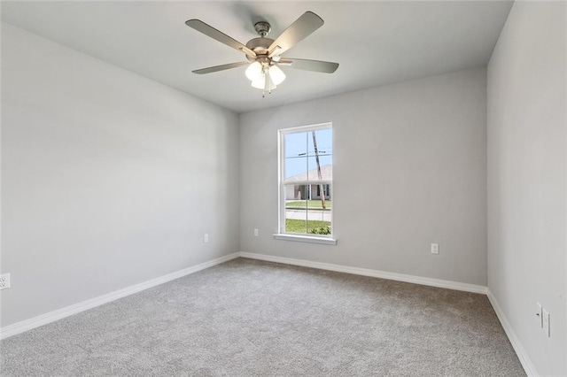 524 Helis Dr, Waggaman, LA 70094 - carpeted spare room with ceiling fan and baseboards