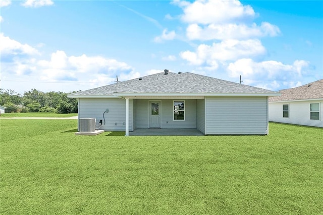 524 Helis Dr, Waggaman, LA 70094 - back of house with a yard, a patio, and roof with shingles