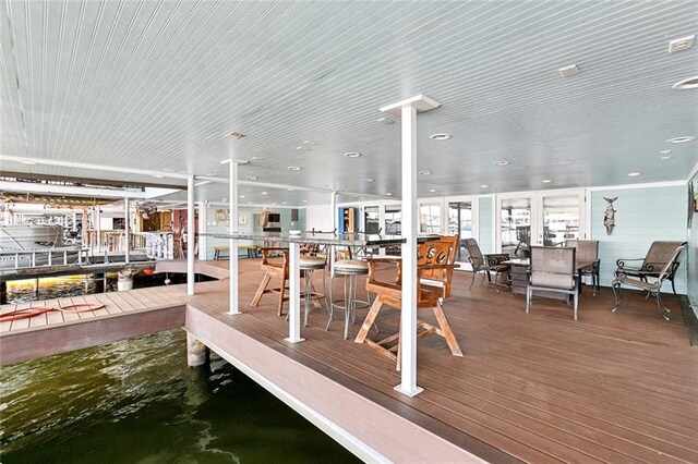 7930 Breakwater Drive 52&53, New Orleans, LA 70124 - exterior space with outdoor dining area