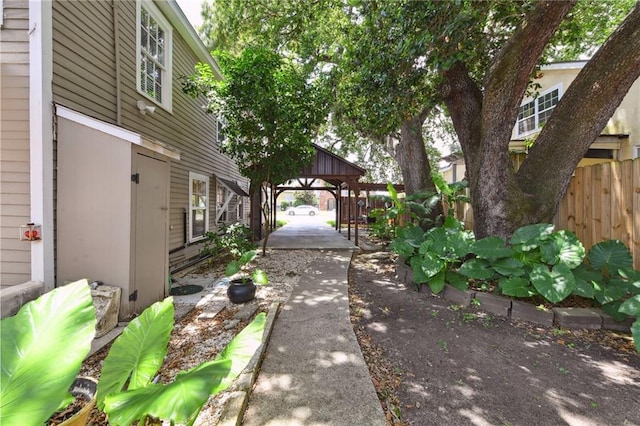615 Filmore Ave, New Orleans, LA 70124 - view of yard with a gazebo and a patio area