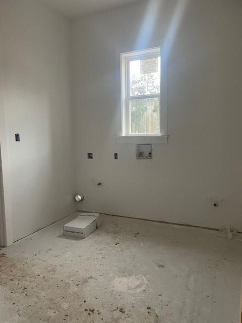 view of laundry room