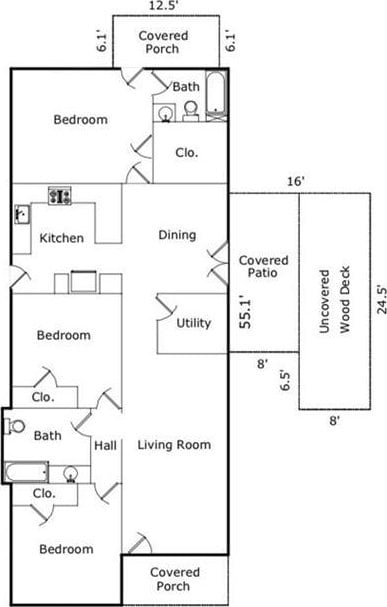 71463 Haynes St, Abita Springs, LA 70420 - plan