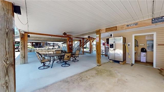 31763 Shelton Dr, Springfield, LA 70462 - view of patio / terrace with electric panel