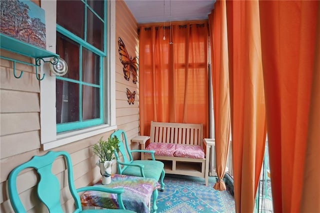 balcony with a porch