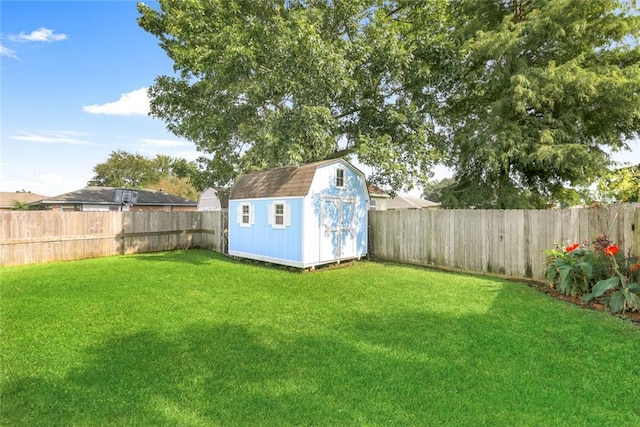 4740 W Esplanade Ave, Metairie, LA 70006 - view of yard featuring a fenced backyard, an outdoor structure, and a shed
