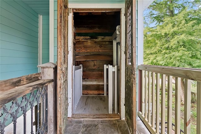 view of exterior entry