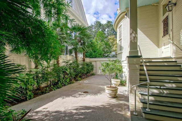 1711 Palmer Ave, New Orleans, LA 70118 - view of home's exterior with a patio area and fence