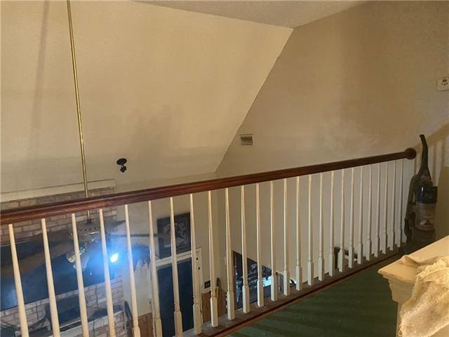103 Warwick St, La Place, LA 70068 - stairs featuring lofted ceiling