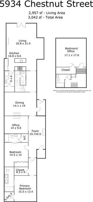 5934 Chestnut St, New Orleans, LA 70118 - view of layout