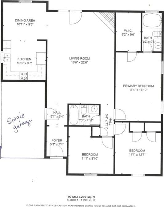 2053 Saulet Pl, Harvey, LA 70058 - view of room layout