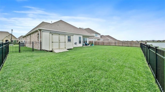 5520 Wake Reserve Rd, Slidell, LA 70461 - view of yard with a fenced backyard
