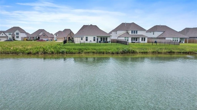 5520 Wake Reserve Rd, Slidell, LA 70461 - water view featuring fence and a residential view
