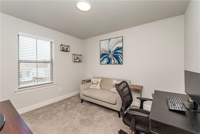2329 Bradbury Pl, Covington, LA 70433 - office area with carpet floors and baseboards