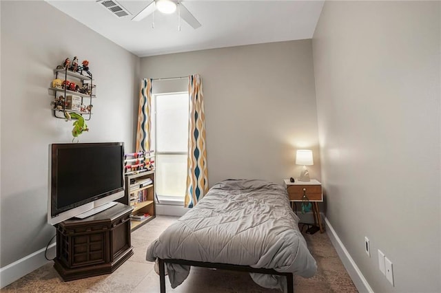 2254 9th St, Mandeville, LA 70471 - bedroom with baseboards and ceiling fan