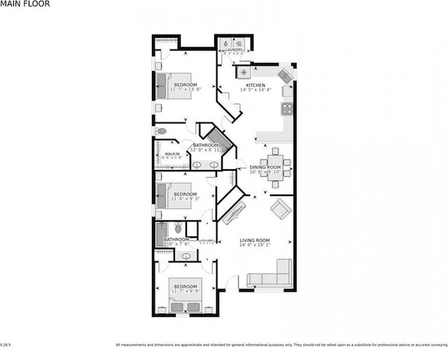 2254 9th St, Mandeville, LA 70471 - room layout