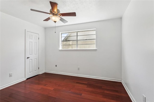 2140 Carol Sue Ave, Terrytown, LA 70056 - spare room with wood finished floors, ceiling fan, and baseboards