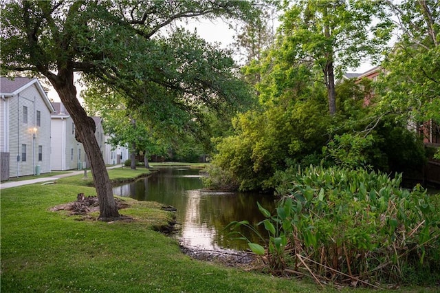 view of water feature