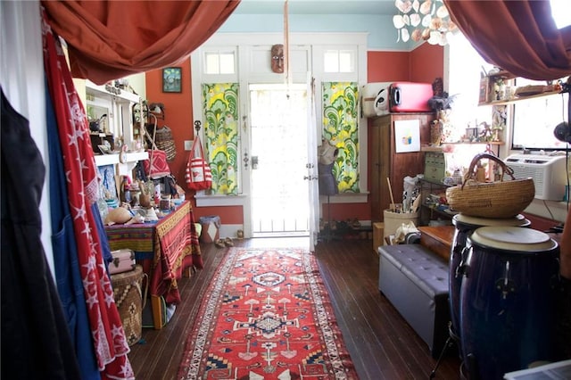 interior space featuring hardwood / wood-style floors