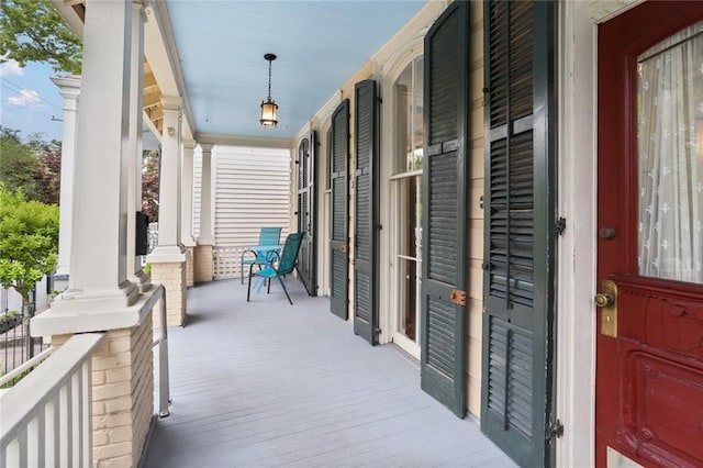 2639 Desoto St, New Orleans, LA 70119 - view of patio featuring covered porch
