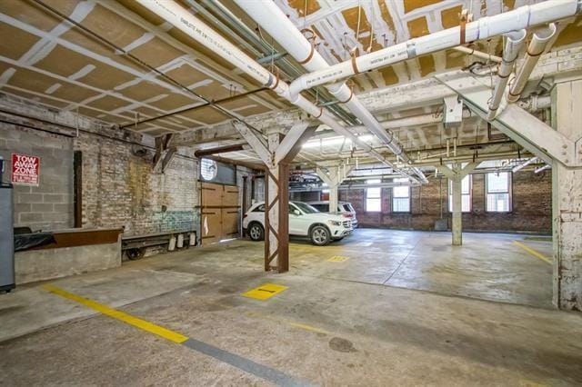 view of parking deck
