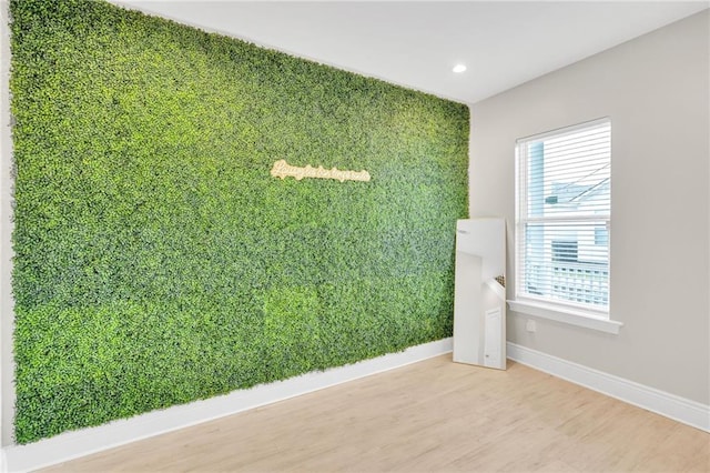 4228 Erato St, New Orleans, LA 70125 - unfurnished room with recessed lighting, light wood-style flooring, and baseboards