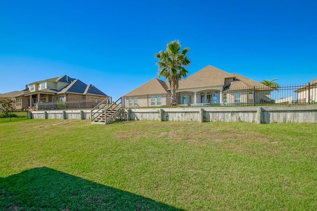 1270 Cutter Cv, Slidell, LA 70458 - view of grassy yard with stairway