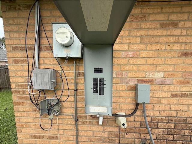 utility room featuring electric panel