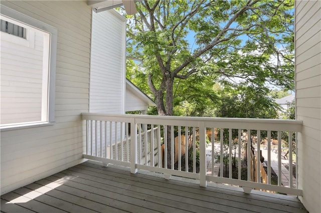 view of deck