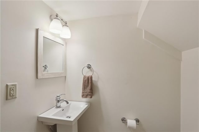 bathroom with a sink
