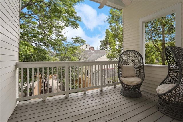 view of deck