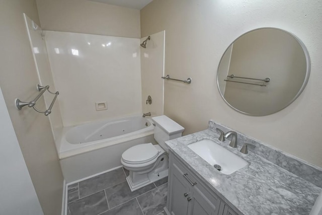 5 N Lafourche Ct, Kenner, LA 70065 - full bathroom with toilet, shower / tub combination, and vanity