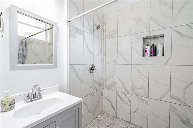 1379 Saint Anthony St, New Orleans, LA 70116 - full bath with vanity and tiled shower