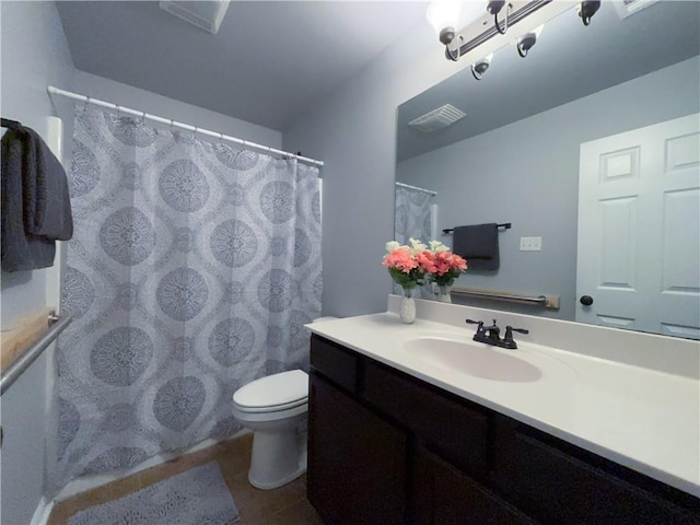 11601 Mary Lee Dr, Denham Springs, LA 70726 - full bath featuring vanity, toilet, and visible vents