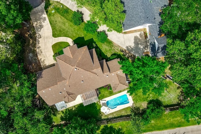 drone / aerial view