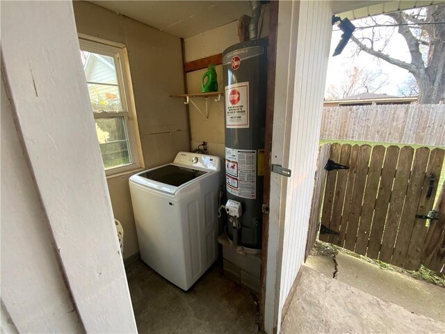 620 Maryland Ave, Metairie, LA 70003 - laundry area featuring washer / clothes dryer, laundry area, and water heater